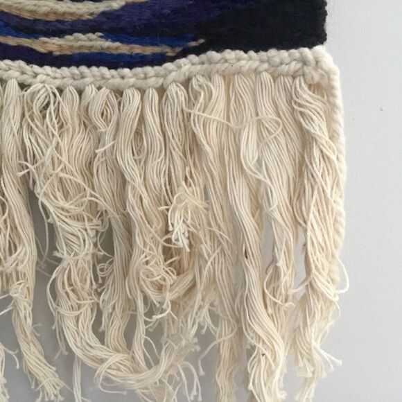 OOAK handmade woven wall hanging tapestry “Sunset”. A0003 - Picture 7 of 9